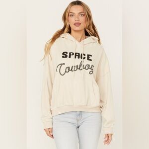 Wrangler Space Cowboy Tan Hoodie XS